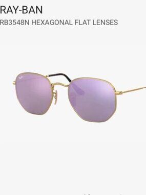 Authentic Ray-Ban Hexagonal sunglasses 3548N 51MM